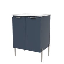 Nevada 600mm Freestanding Vanity with Ceramic Countertop